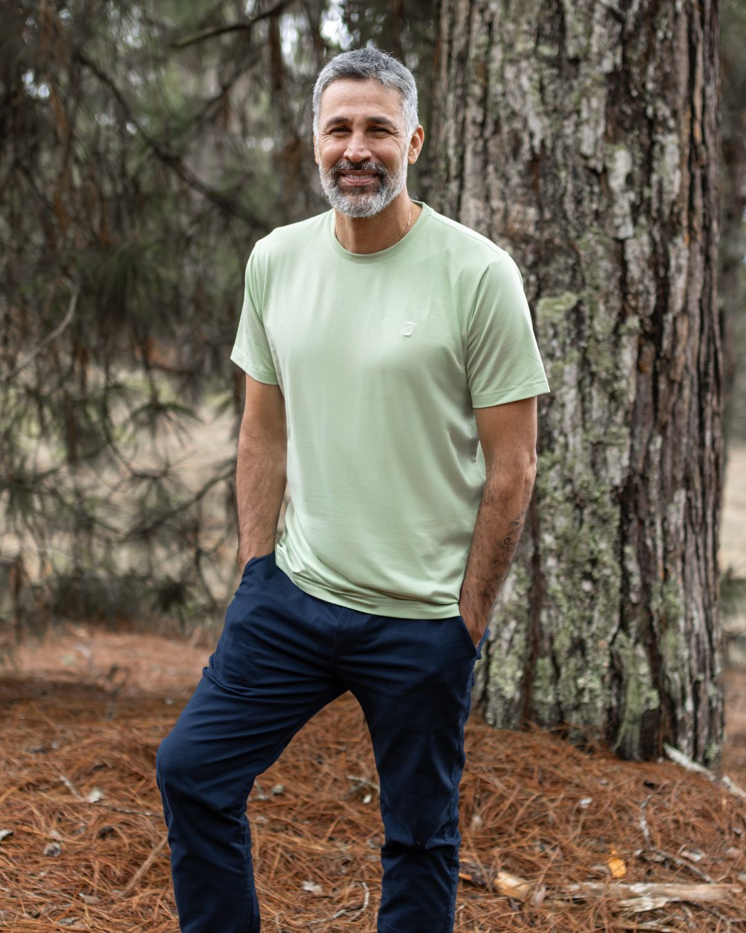 Camiseta Antimanchas Verde Matcha - Talla Regular