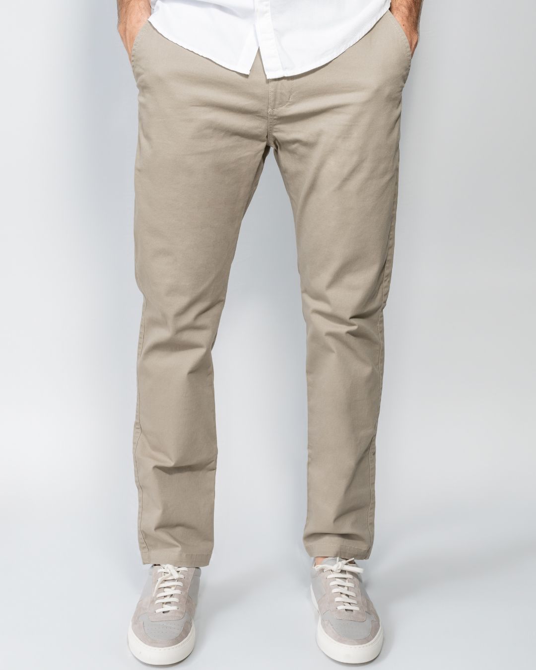 Pantalón Elástico Taupé