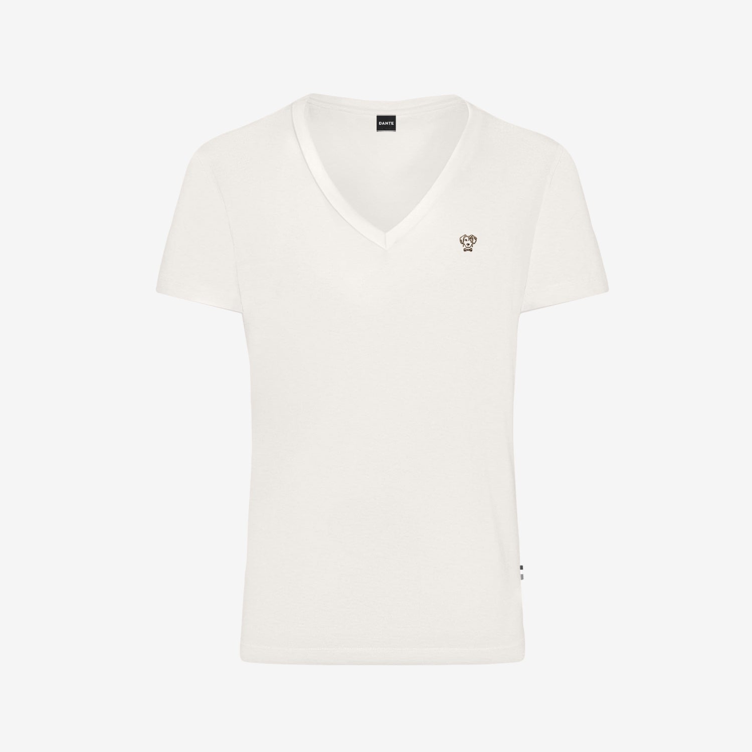 Camiseta Antimanchas Cuello V Ivory