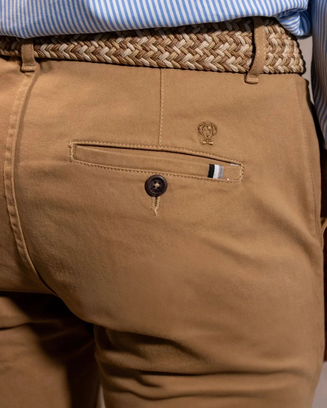 Pantalón Elástico Camel